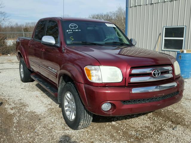 5TBDT44106S553619 - 2006 TOYOTA TUNDRA DOU BURGUNDY photo 1