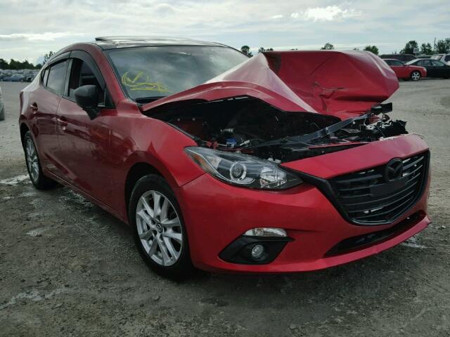 JM1BM1W77F1237322 - 2015 MAZDA 3 RED photo 1