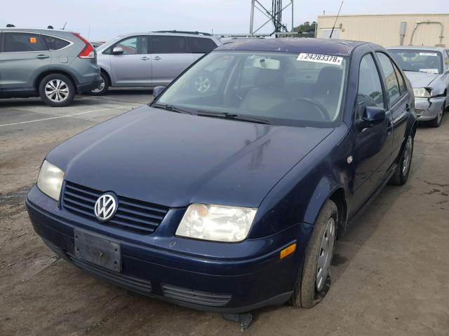 3VWRK69MX3M112765 - 2003 VOLKSWAGEN JETTA GL BLUE photo 2