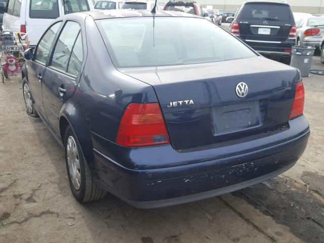 3VWRK69MX3M112765 - 2003 VOLKSWAGEN JETTA GL BLUE photo 3