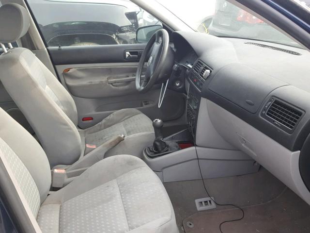 3VWRK69MX3M112765 - 2003 VOLKSWAGEN JETTA GL BLUE photo 5