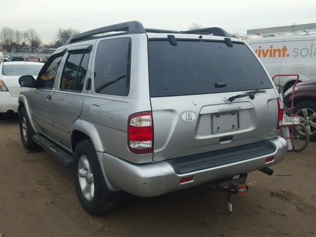 JN8DR09X63W703907 - 2003 NISSAN PATHFINDER SILVER photo 3