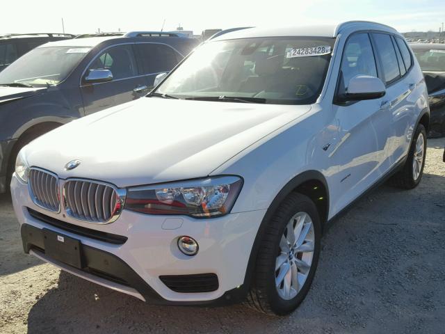 5UXWZ7C50F0M83450 - 2015 BMW X3 SDRIVE2 WHITE photo 2