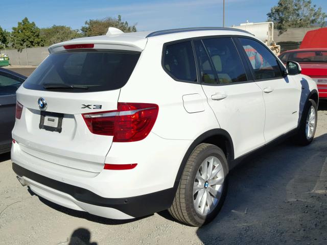 5UXWZ7C50F0M83450 - 2015 BMW X3 SDRIVE2 Білий фото 4