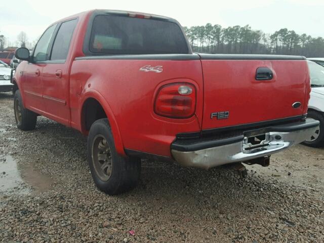 1FTRW08L51KE12747 - 2001 FORD F150 SUPER RED photo 3