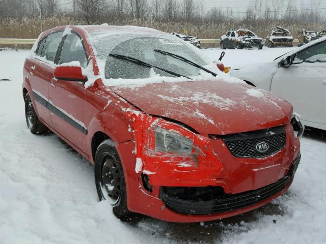 KNADE243796542836 - 2009 KIA RIO 5 SX RED photo 1