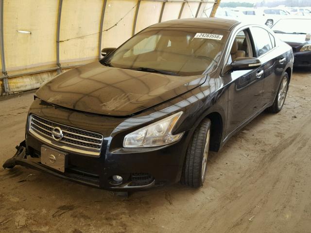 1N4AA5AP5AC859049 - 2010 NISSAN MAXIMA S BLACK photo 2