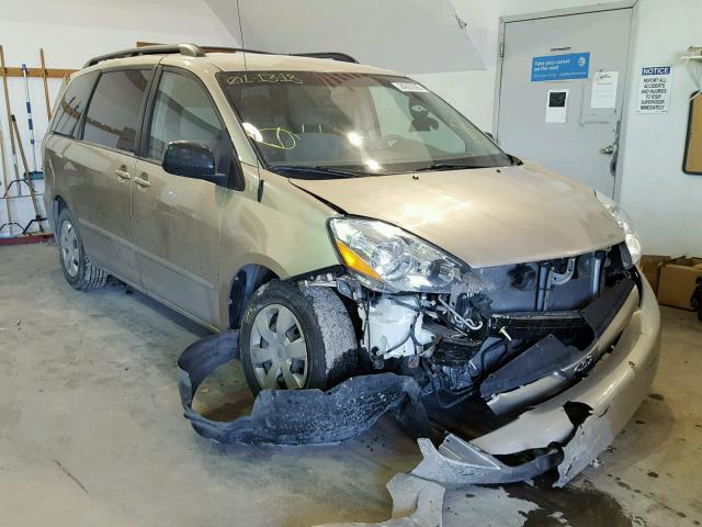 5TDZA23C86S482101 - 2006 TOYOTA SIENNA CE GOLD photo 1