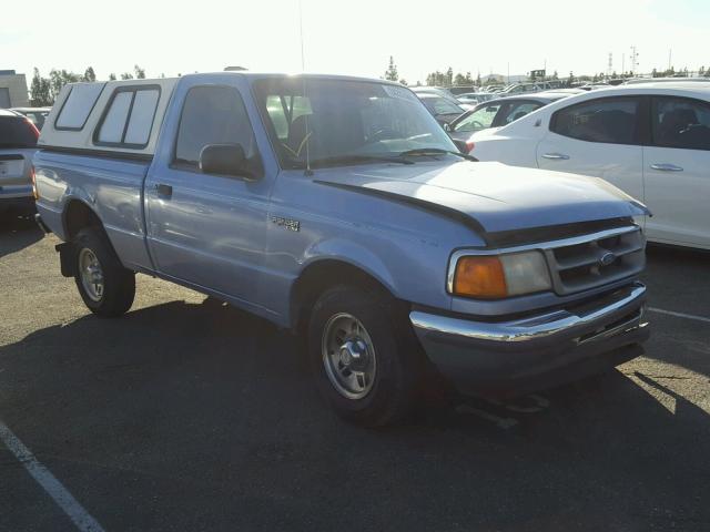 1FTCR10A8VPA22859 - 1997 FORD RANGER BLUE photo 1