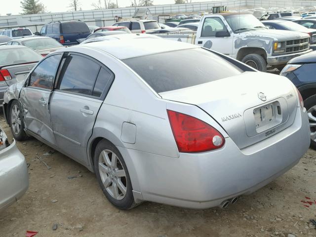 1N4BA41E04C891909 - 2004 NISSAN MAXIMA SE SILVER photo 3