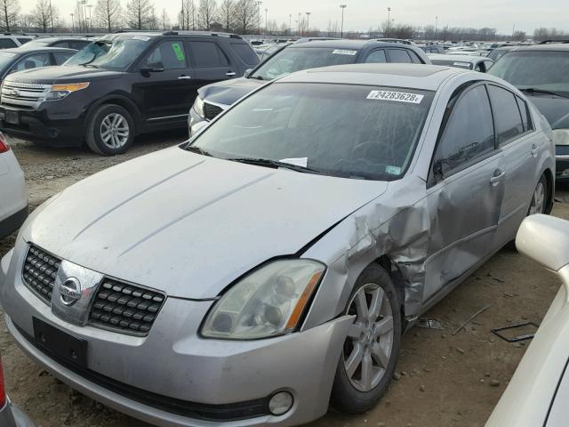 1N4BA41E04C891909 - 2004 NISSAN MAXIMA SE SILVER photo 9