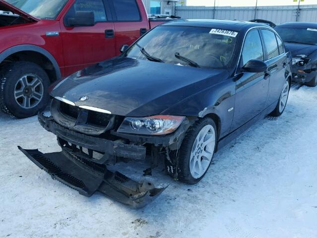 WBAVB33556KR76603 - 2006 BMW 330 I BLACK photo 2