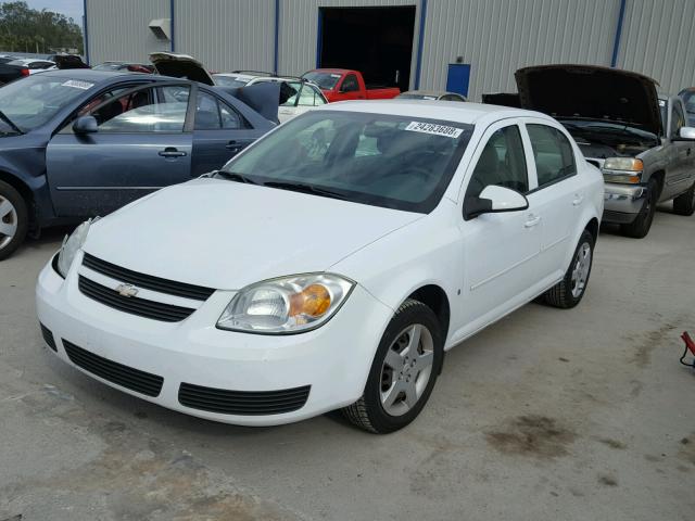 1G1AL55F177164437 - 2007 CHEVROLET COBALT LT WHITE photo 2