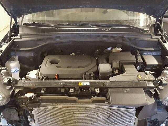 5XYZT3LB7JG522259 - 2018 HYUNDAI SANTA FE S BLUE photo 7