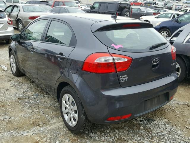 KNADN5A38C6038227 - 2012 KIA RIO EX GRAY photo 3