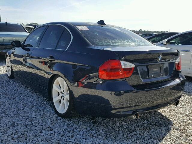 WBAVB77548NH78519 - 2008 BMW 335 I BLUE photo 3