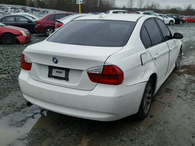 WBAVA33507KX70559 - 2007 BMW 328 I WHITE photo 4