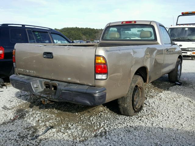 5TBJN32163S404749 - 2003 TOYOTA TUNDRA GOLD photo 4