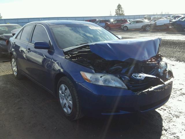 4T4BE46K78R019712 - 2008 TOYOTA CAMRY CE BLUE photo 1