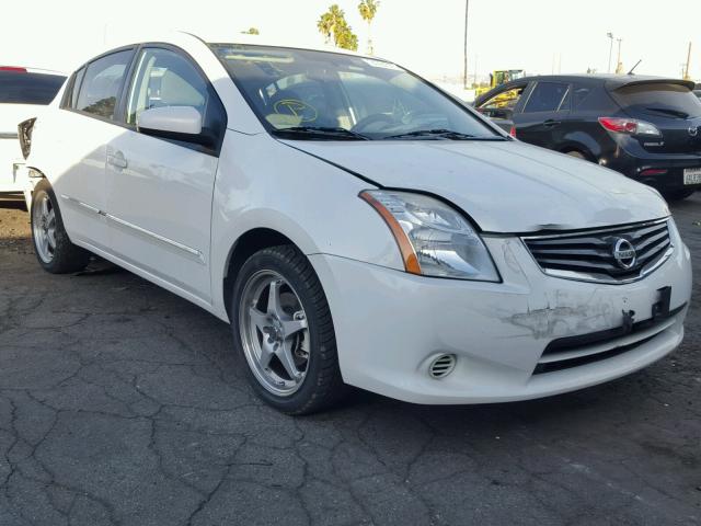 3N1AB6AP6CL650815 - 2012 NISSAN SENTRA 2.0 WHITE photo 1