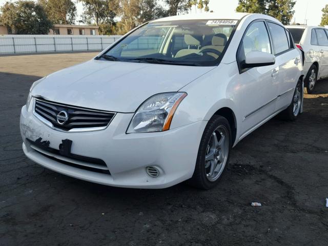 3N1AB6AP6CL650815 - 2012 NISSAN SENTRA 2.0 WHITE photo 2