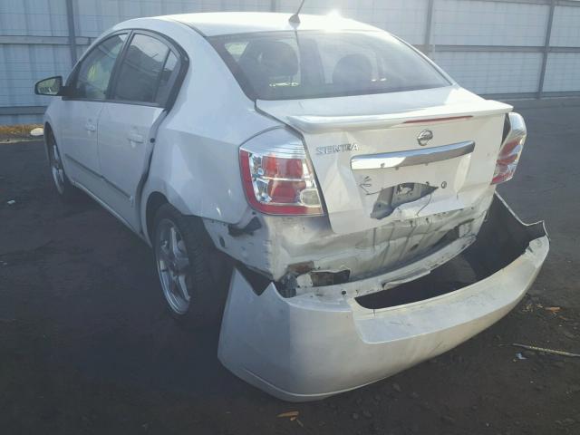 3N1AB6AP6CL650815 - 2012 NISSAN SENTRA 2.0 WHITE photo 3