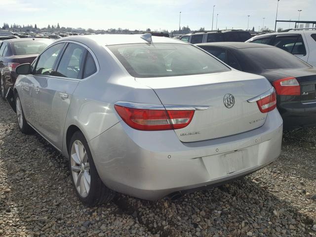 1G4PR5SK7G4149746 - 2016 BUICK VERANO CON SILVER photo 3