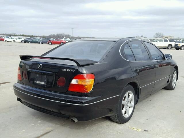 JT8BD68S0Y0104651 - 2000 LEXUS GS 300 BLACK photo 4