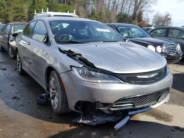 1C3CCCBB5FN559368 - 2015 CHRYSLER 200 S SILVER photo 1