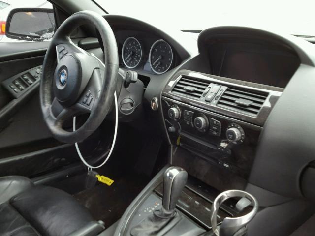 WBAEK13547CN82316 - 2007 BMW 650 I BLACK photo 9