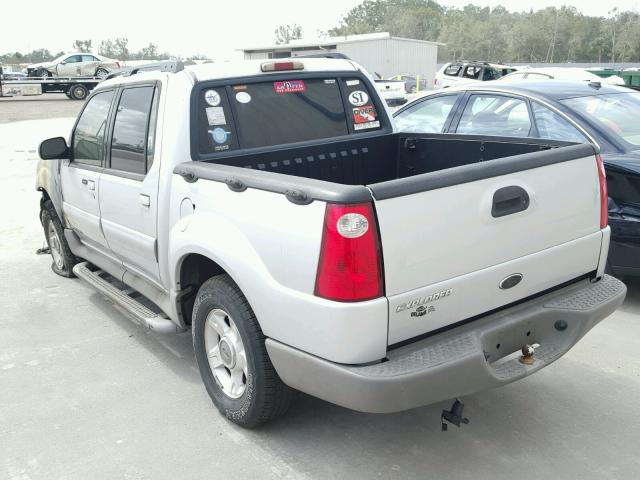 1FMZU67E42UB44562 - 2002 FORD EXPLORER S SILVER photo 3