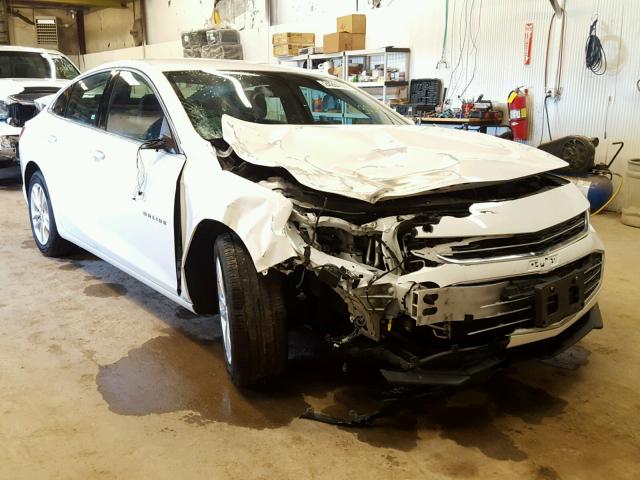 1G1ZE5ST8GF303363 - 2016 CHEVROLET MALIBU LT WHITE photo 1