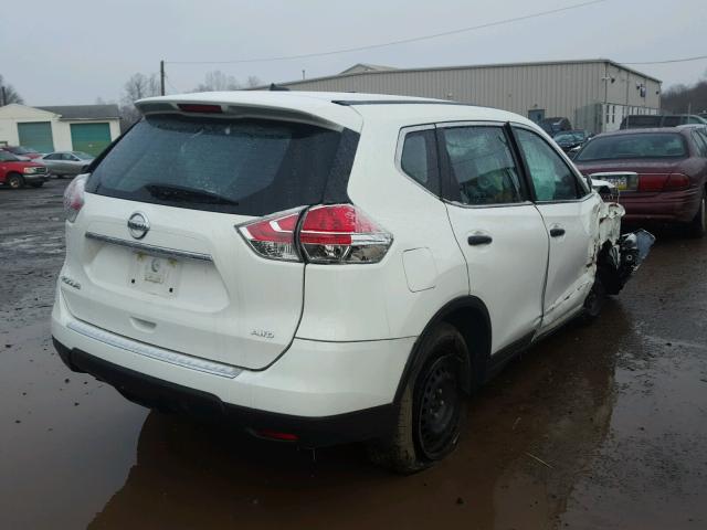 5N1AT2MV3GC913756 - 2016 NISSAN ROGUE S WHITE photo 4