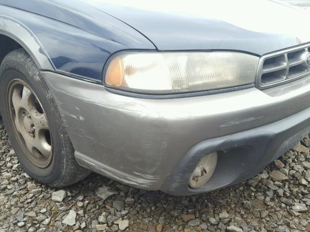 4S3BG6850T7388947 - 1996 SUBARU LEGACY OUT BLUE photo 9