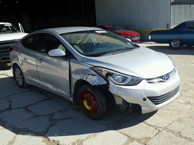 KMHDH4AE8FU228157 - 2015 HYUNDAI ELANTRA SE SILVER photo 1