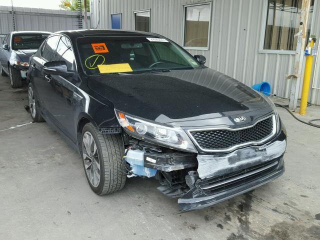 5XXGR4A60FG403949 - 2015 KIA OPTIMA SX BLACK photo 1