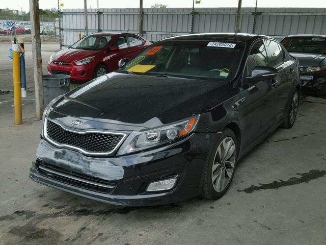 5XXGR4A60FG403949 - 2015 KIA OPTIMA SX BLACK photo 2