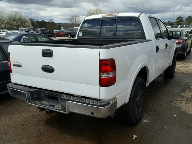 1FTPW12V06FA93653 - 2006 FORD F150 SUPER WHITE photo 4