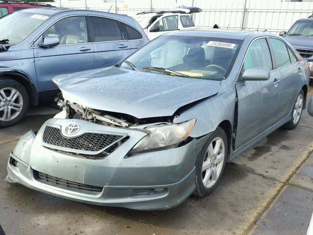 4T1BE46K08U770967 - 2008 TOYOTA CAMRY CE GREEN photo 2