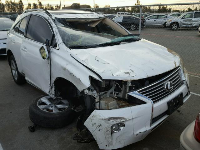 2T2ZK1BA9DC111585 - 2013 LEXUS RX 350 WHITE photo 1