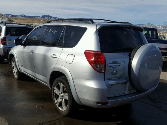 JTMBK32V075023983 - 2007 TOYOTA RAV4 SPORT SILVER photo 3