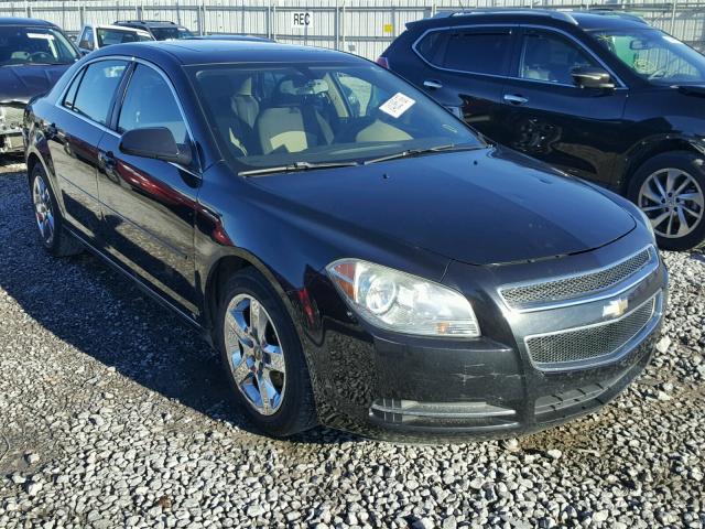 1G1ZC5EB1AF110083 - 2010 CHEVROLET MALIBU 1LT BLACK photo 1