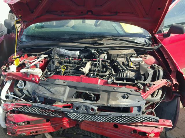 1FAHP34N18W245068 - 2008 FORD FOCUS S/SE RED photo 7
