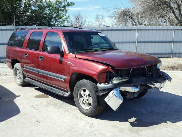 1GNEC16Z92J333763 - 2002 CHEVROLET SUBURBAN C MAROON photo 1