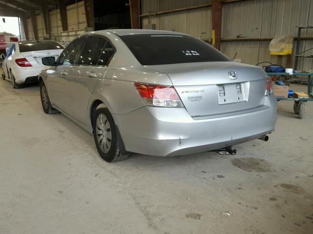 JHMCP26389C005902 - 2009 HONDA ACCORD LX SILVER photo 3