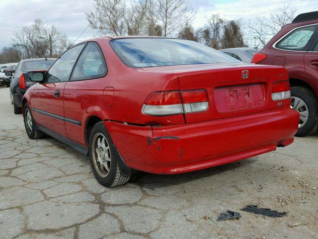 1HGEJ7228XL072293 - 1999 HONDA CIVIC HX RED photo 3