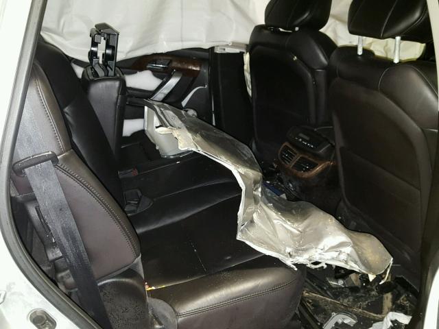 2HNYD2H64BH507990 - 2011 ACURA MDX TECHNO SILVER photo 6