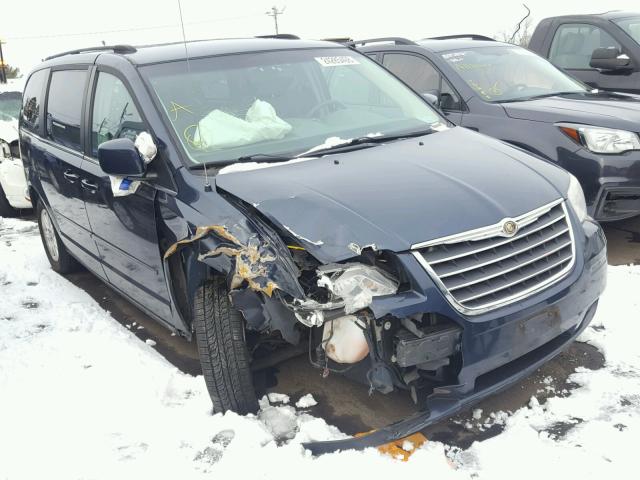 2A8HR54P28R612658 - 2008 CHRYSLER TOWN & COU BLUE photo 1