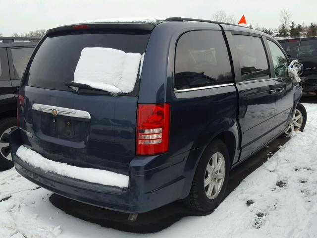 2A8HR54P28R612658 - 2008 CHRYSLER TOWN & COU BLUE photo 4