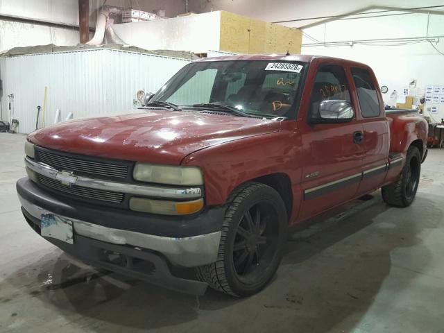 2GCEC19T011395724 - 2001 CHEVROLET SILVERADO RED photo 2